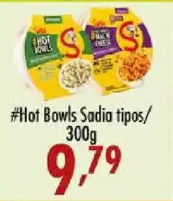 Confiança Supermercados Hot Bowls Sadia tipos oferta