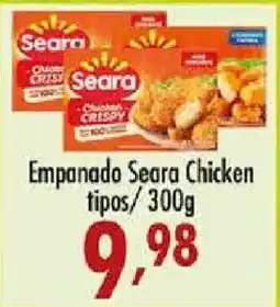 Confiança Supermercados Empanado seara chicken tipos oferta