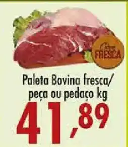 Confiança Supermercados Paleta Bovina fresca oferta