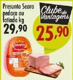 Confiança Supermercados Presunto Seara oferta