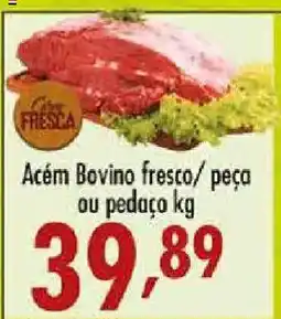 Confiança Supermercados Acém Bovino fresco/ peça oferta