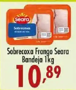 Confiança Supermercados Sobrecoxa frango seara oferta