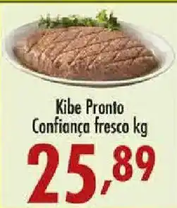 Confiança Supermercados Kibe Pronto Confiança fresco oferta