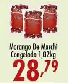 Confiança Supermercados Morango de marchi congelado oferta