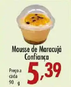 Confiança Supermercados Mousse de Maracujá Confiança oferta