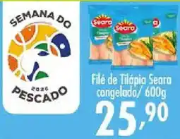 Confiança Supermercados File de Tilápia Seara oferta