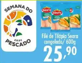 Confiança Supermercados File de Tilápia Seara oferta