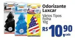 Mix Mateus Odorizante Luxcar Vários Tipos Folha oferta