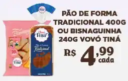Bahamas Supermercados pão de forma tradicional ou bisnaguinha oferta