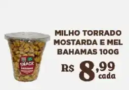 Bahamas Supermercados milho torrado mostarda e mel bahamas oferta