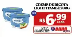 Bahamas Supermercados Creme de ricota light itambé oferta