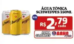 Bahamas Supermercados Água tônica schweppes oferta