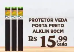 Bahamas Supermercados protetor veda porta preto alklin 80cm oferta