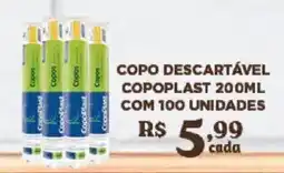 Bahamas Supermercados copo descartável copoplast 200ml oferta
