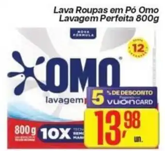 Lava Roupas em Pó Omo