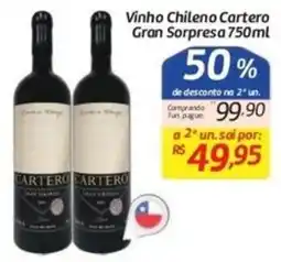 Comper Vinho chileno cartero gran sorpresa oferta