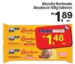 Comper Biscoito recheado baudduco 108g sabores oferta