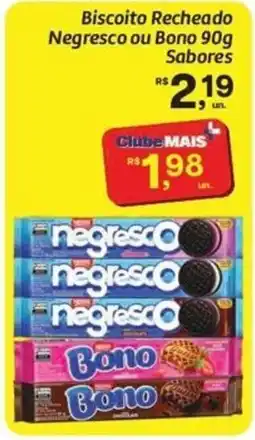 Comper Biscoito Recheado Negresco ou Bono oferta