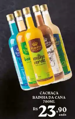Bahamas Supermercados Cachaça rainha da cana oferta