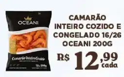 Bahamas Supermercados Camarão inteiro cozido oferta