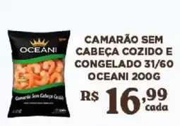 Bahamas Supermercados Camarão sem cabeça cozido e congelado oferta