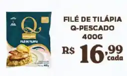 Bahamas Supermercados Filé de tilápia q-pescado oferta