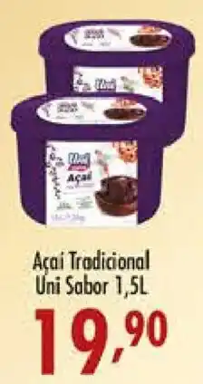 Confiança Supermercados Açaí Tradicional Uni Sabor oferta