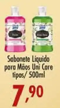 Confiança Supermercados Sabonete Líquido para Mãos Uni Care oferta