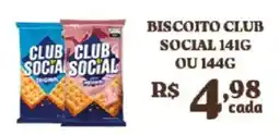 Bahamas Supermercados Biscoito club social oferta