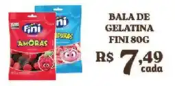 Bahamas Supermercados Bala de gelatina fini 80g oferta