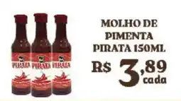 Bahamas Supermercados molho de pimenta pirata oferta