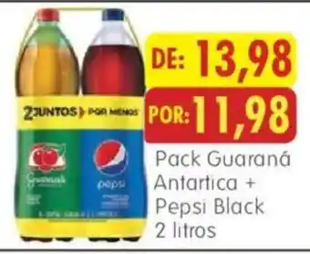 Pack Guaraná Antartica + Pepsi Black