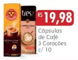 Epa Cápsulas de Café 3 Corações oferta