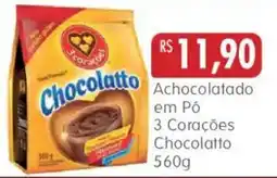Epa Achocolatado em pó 3 corações chocolatto oferta