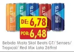 Epa Bebida Mista Skol Beats GT/ Senses/ Tropical/ Red Mix oferta