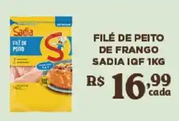 Bahamas Supermercados Filé de peito de frango sadia iqf oferta