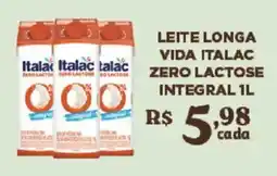 Bahamas Supermercados Leite longa vida italac zero lactose integral oferta
