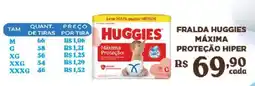 Bahamas Supermercados Fralda huggies máxima proteção hiper oferta