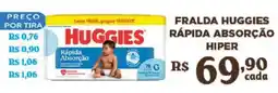 Bahamas Supermercados Fralda huggies rápida absorção hiper oferta