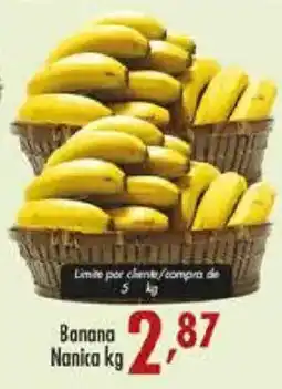 Confiança Supermercados Banana Nanica oferta