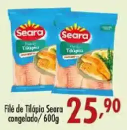 Confiança Supermercados Filé de Tilápia Seara oferta