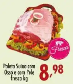 Confiança Supermercados Paleta Suína com Ossos e com Pele fresca oferta