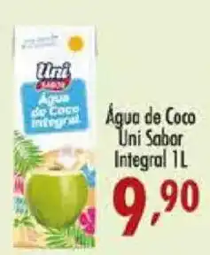 Confiança Supermercados Água de Coco Uni Sabor Integral oferta