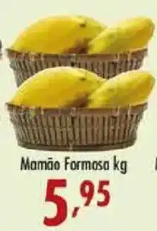 Confiança Supermercados Mamão Formosa kg oferta