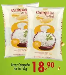 Confiança Supermercados Arroz Campeão do Sul oferta