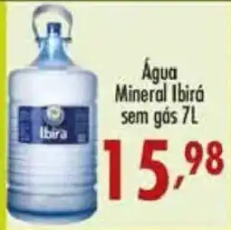 Confiança Supermercados Água mineral ibira sem gás 7l oferta