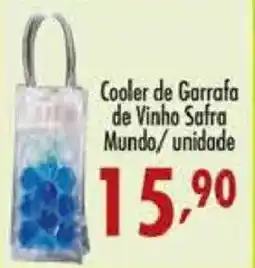 Confiança Supermercados Cooler de Garrafa de Vinho Safra Mundo oferta