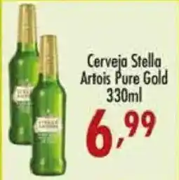 Confiança Supermercados Cerveja Stella Artois Pure Gold oferta