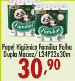 Confiança Supermercados Papel Higiênico Familiar Folha Dupla Maciez oferta