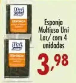 Confiança Supermercados Esponja multiuso uni lar oferta